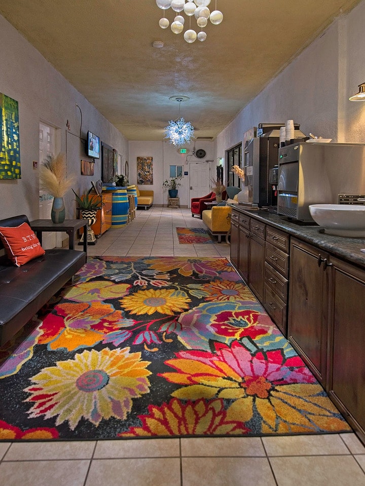 Breezeway and common area